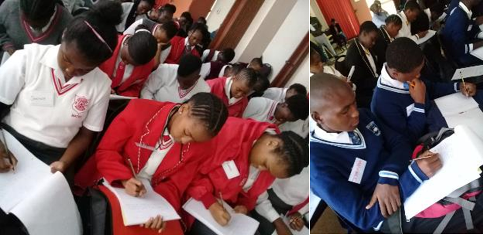 Learners were given an opportunity to reflect on themselves, challenges they are facing and how they are going to address them. Lastly they were given a road map which is a clear indication that from their journey they still have to face many challenges and what matters the most is how they address those detours