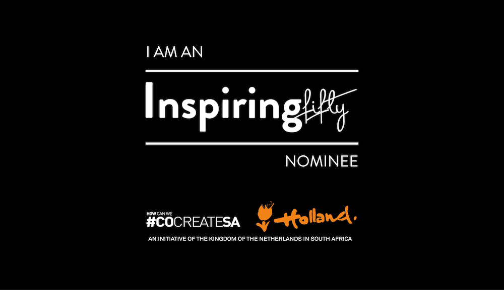 Our Director receives the Inspiring Fifty South Africans nomination