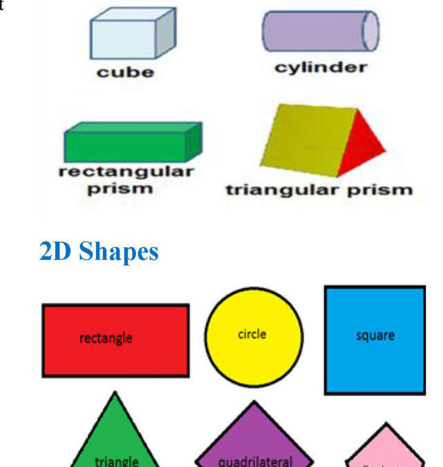 Newsletter: 2D Shapes and 3D Objects