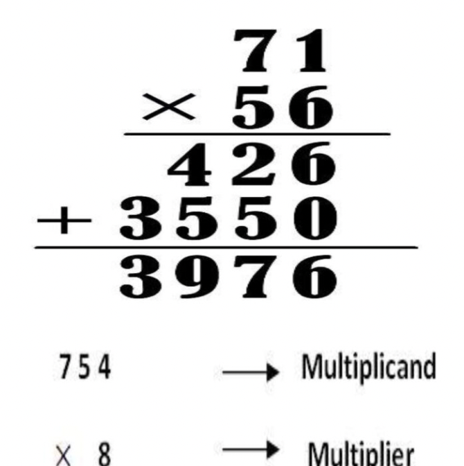 Newsletter: Multiplication of whole numbers